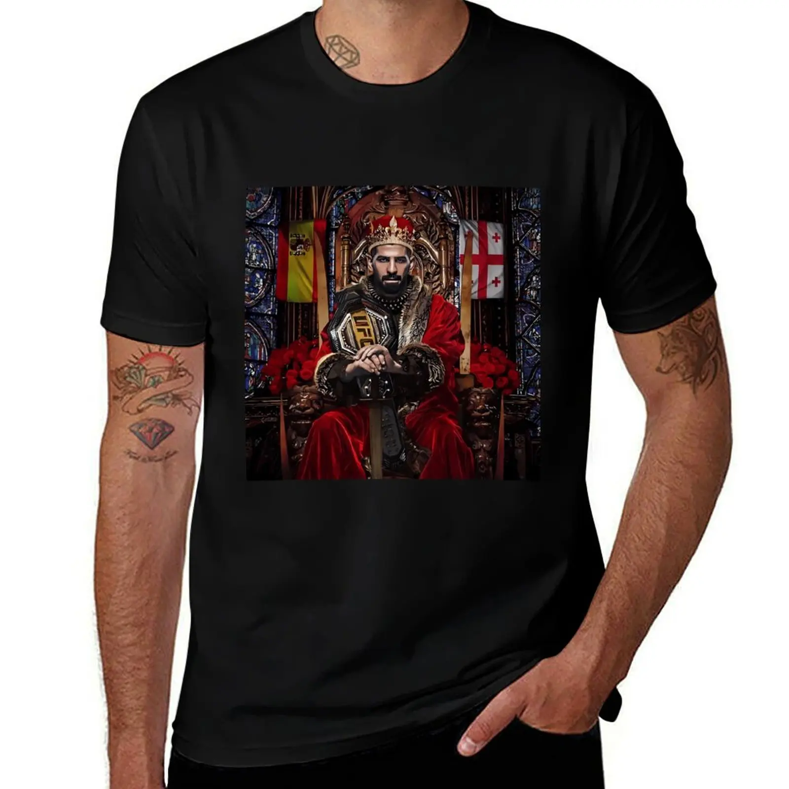 Camiseta Ilia Topuria, Camiseta Informal Holgada de Verano