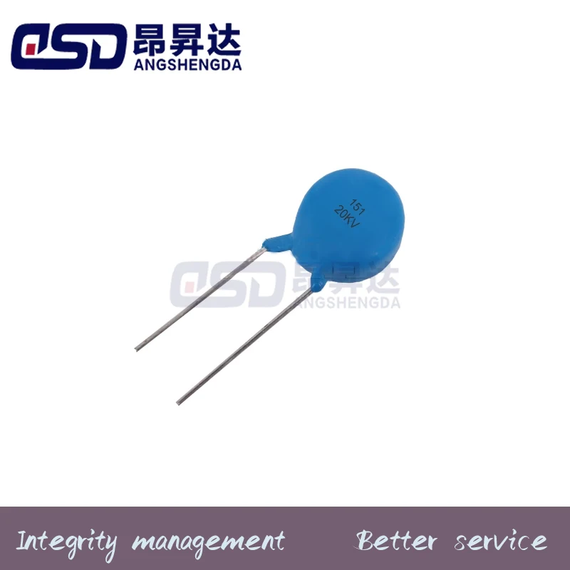 CT81 High-Voltage Ceramic Capacitor, Through-Hole 10KV 12KV 15KV 20KV 25KV 30KV 151K 150PF