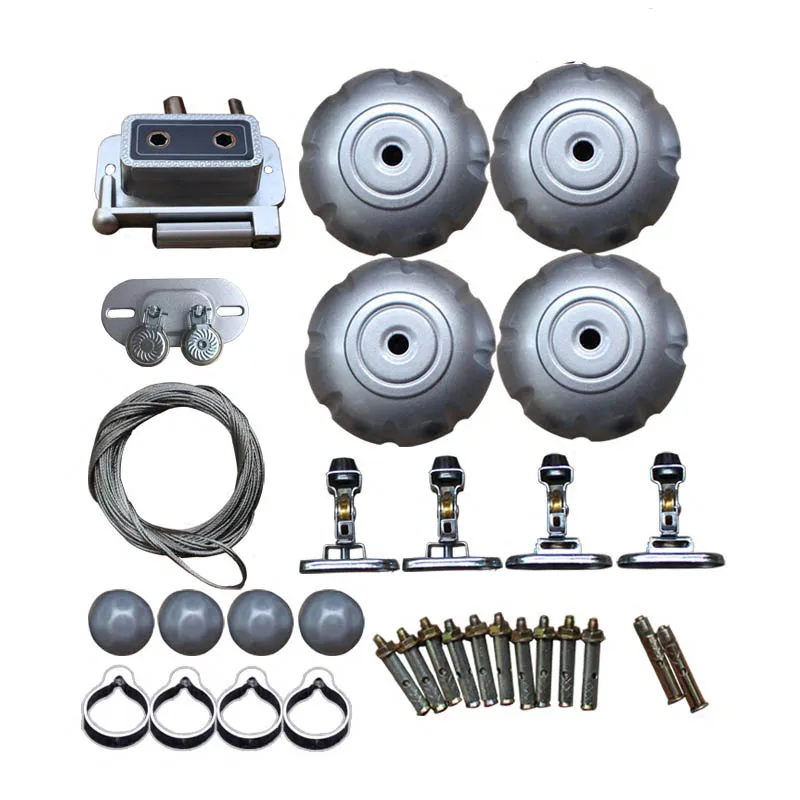 

Двухполюсная подъемная вешалка для одежды, аксессуары, полный набор вешалок для одежды, ручной шкив, трос