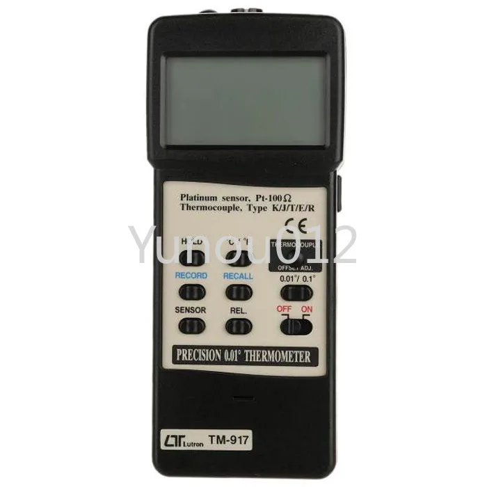 TM-917 high-precision thermometer and hygrometer dual-channel handheld thermometer