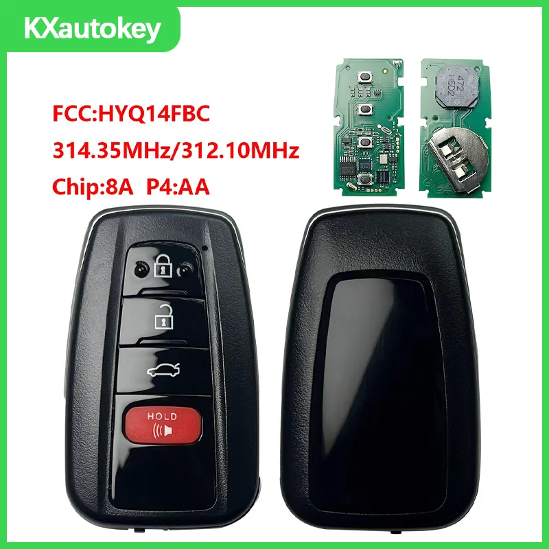 

KXK007067 Смарт-ключ для Toyota Land Cruiser/RAV4/Avalon/Camry/Highlander 2009-2014, замена, FCCID-HYQ114AAB