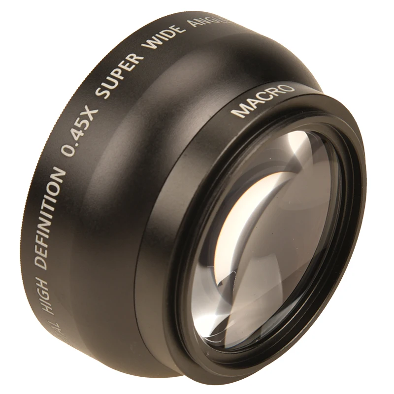 عدسات مرفقة بزاوية واسعة من Vlogmagic مع عدسة عن قرب ، كاميرات فيديو Dslr ، كاميرا فيديو ، 0.45X ، 37 ، 43 ، 46 ، 49 ، 55 ، 58