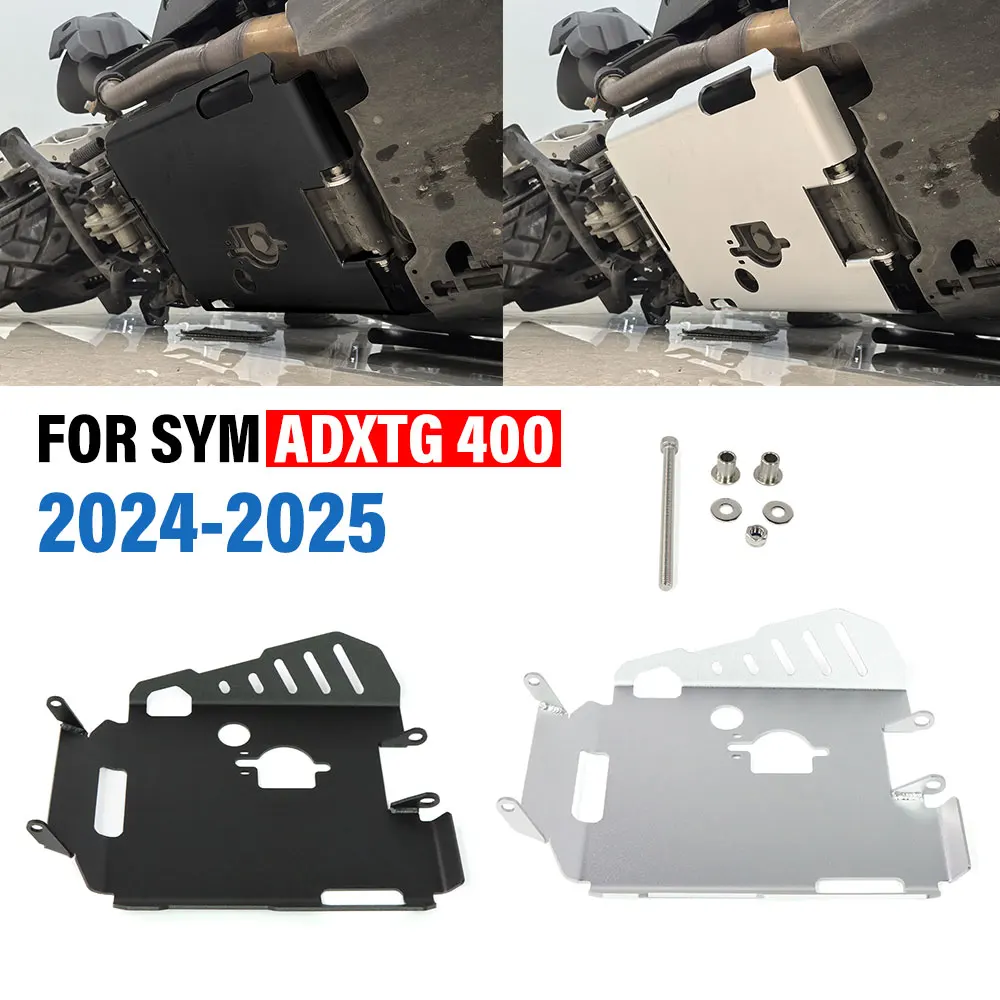 Para sym adxtg 400 adx tg 2024-2025 acessórios da motocicleta capa de proteção do motor chassi guarda barriga pan protetor inferior guarda