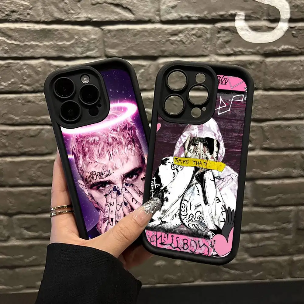Emo Rapper Lil Peep Silicone Soft Phone Case For IPhone 17 16 14 13 12 11 15 Pro Max Plus Air Cover - view 4