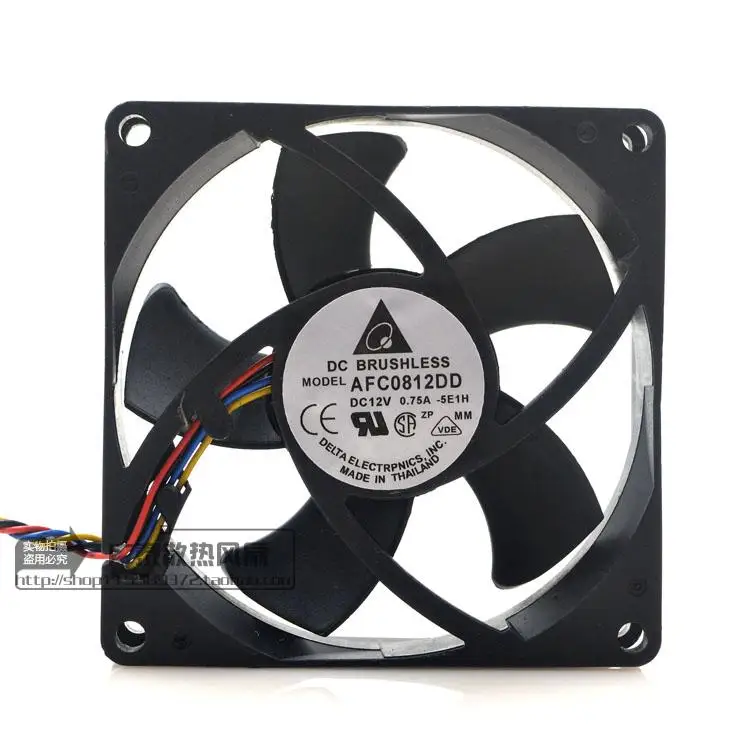 

НОВЫЙ ОРИГИНАЛЬНЫЙ AFC0812DD 12 В 0,75 А 8020 80x80x20 мм Радиатор охлаждающего вентилятора