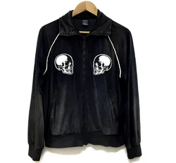 New 2023 Luxury Men Skull head Velour Skull Number Nine embroidered Bomber Coats &Jackets / Down Coats Cotton Warm Winter #36