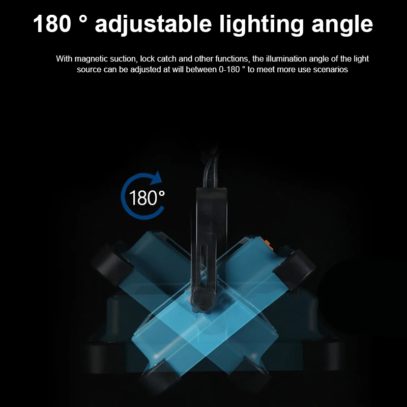 Superbright 휴대용 캠핑 텐트 램프, USB 충전식 LED 태양열 홍수 조명, 야외 방수 작업 수리 조명, 1000 와트