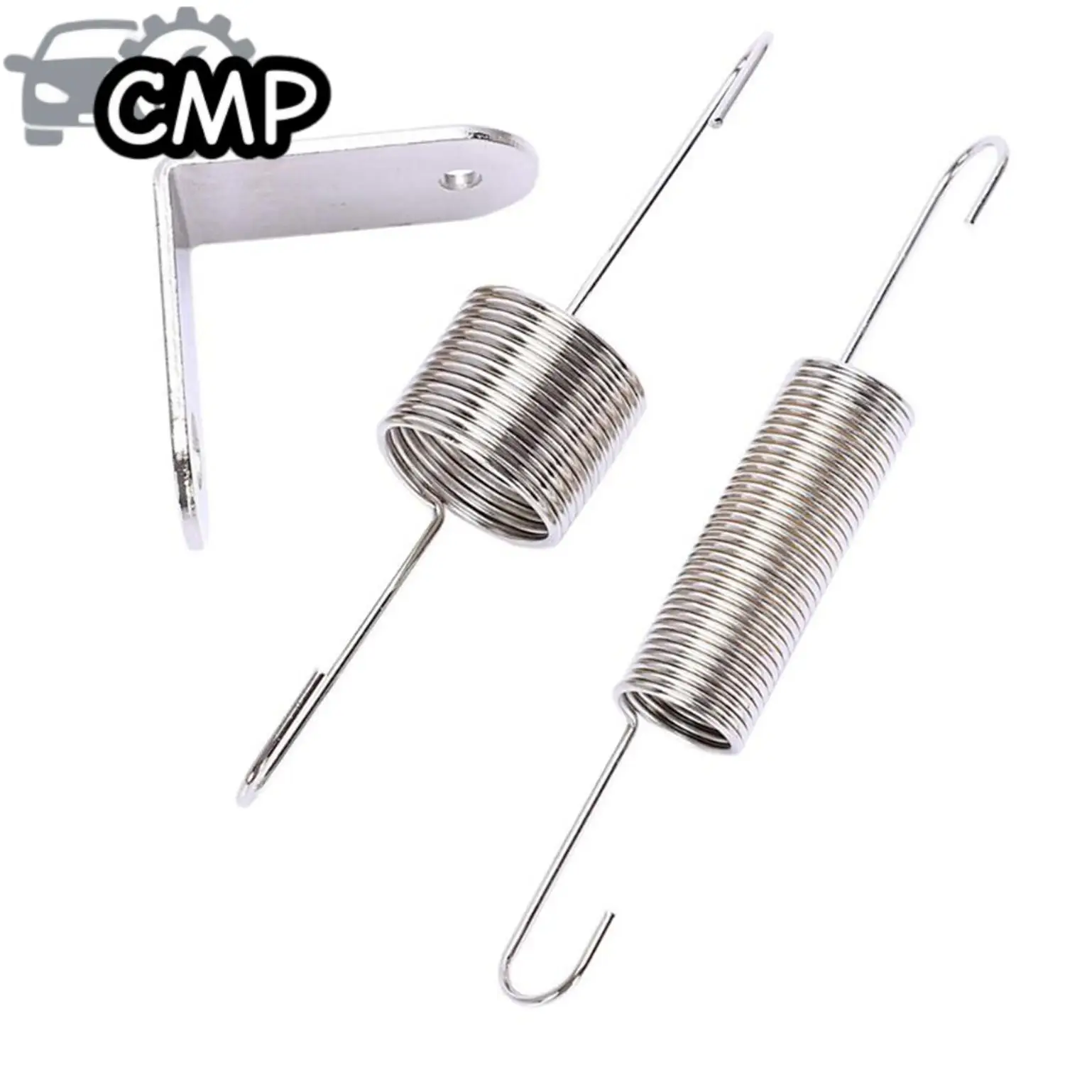 

1set Car Chrome Throttle Return Spring Bracket Double Spring Fits For SBC BBC Chevy Ford 302 350 Small Big Block Engines Parts