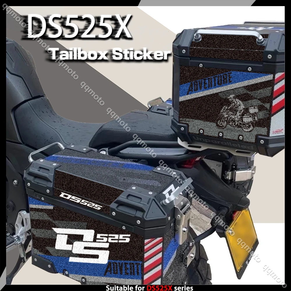 

Motorcycle Side Box Sticker Pads Tail Luggage Case Cover Protection Decal Waterproof Accessories For VOGE DS525X ds525x