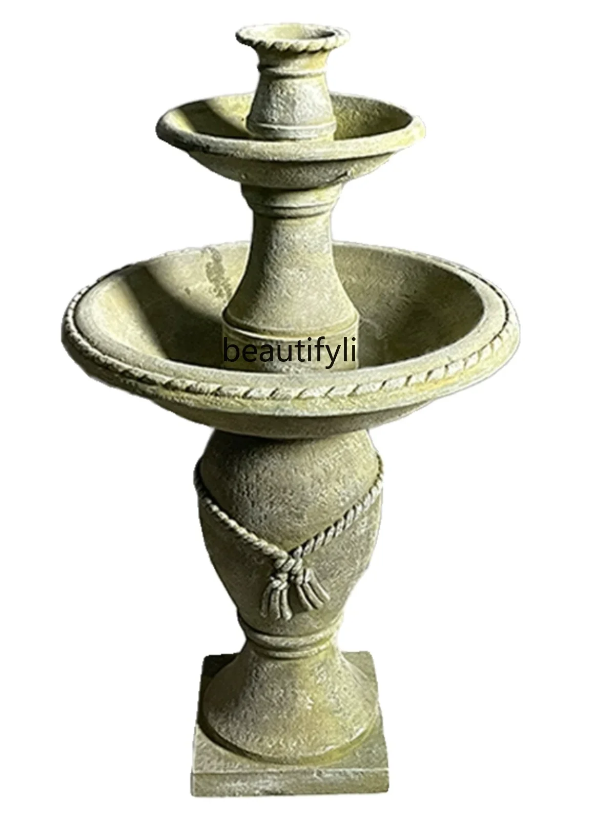 

Flowing water fountain ornament yard circulation pool landscaping outdoor garden landscape decoration