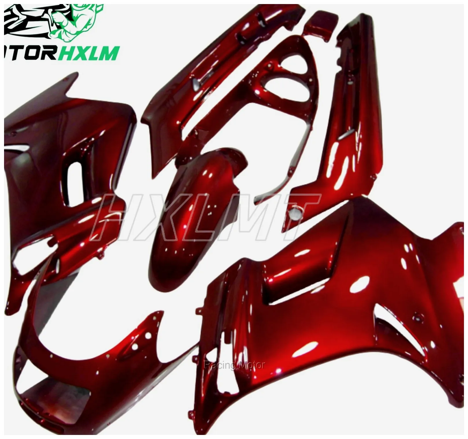 Customized Bodywork Fairing Set - Hot Sale Injection Mold For KAWASAKI ZZR250 1997 Fairings Popular White Black WEST Ninja ZZR-2