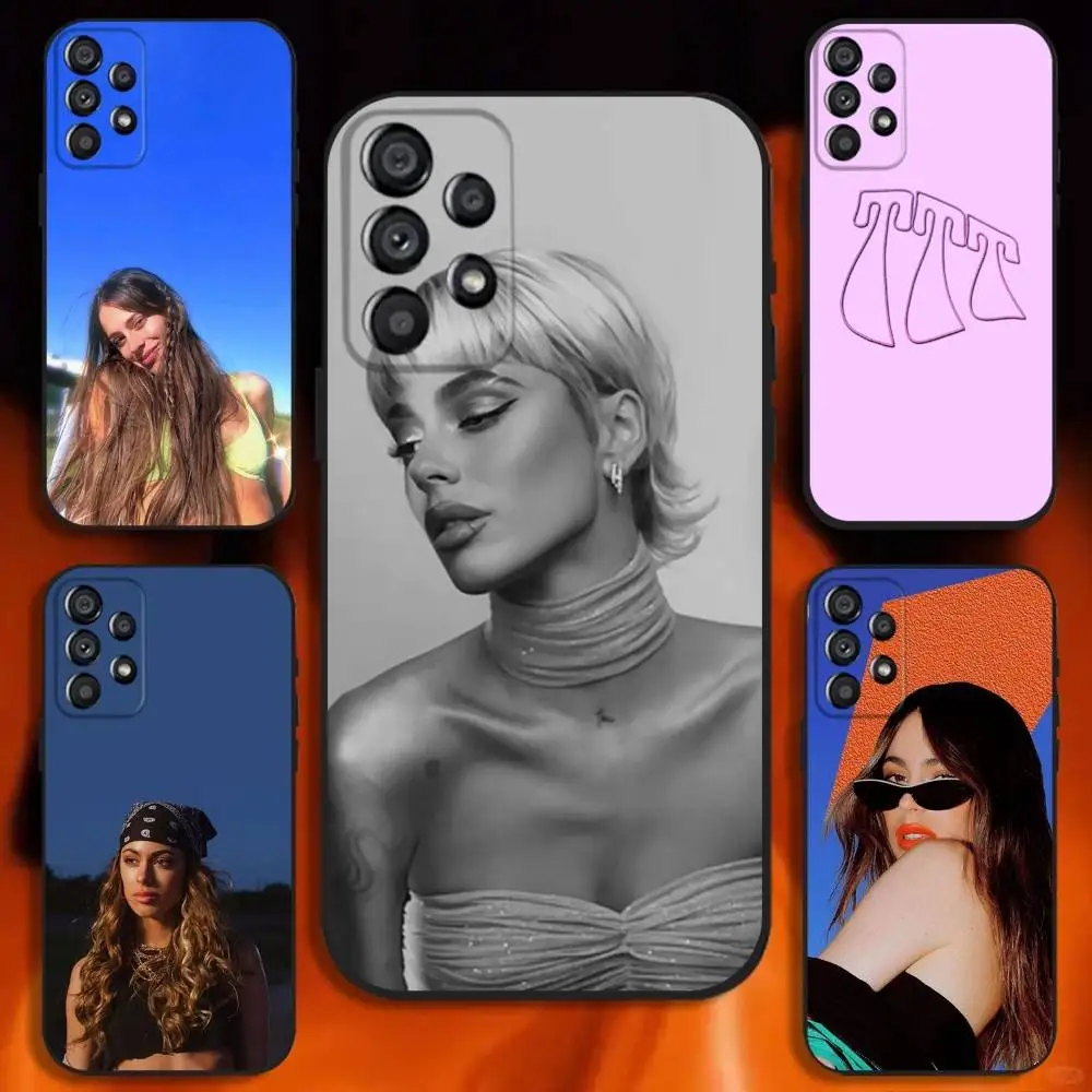 

T-Tini S-Stoessel Phone Case For Samsung Galaxy A20,A21s,A22,A31,A32,A52,A53,A72,73,A80 Soft Black Cover