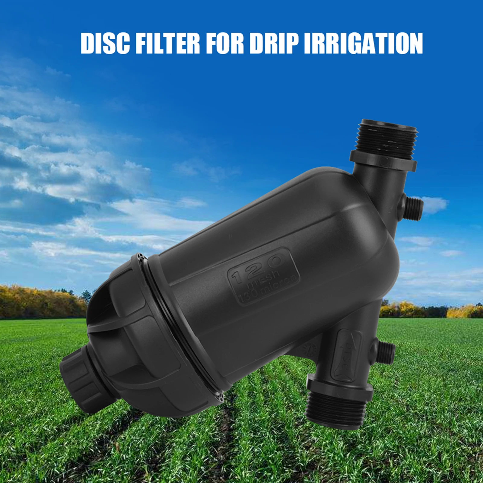 120 Mesh 130 Micron Level Disc Filter For Drip Irrigation Agriculture Garden Lawn Watering