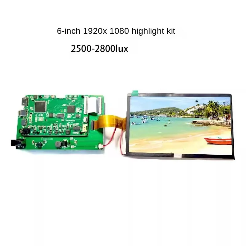 Outdoor 6-Inch 1080P Highlight Display Screen 2500cd with HDMI Driver Board Fully Compatible and More Universal