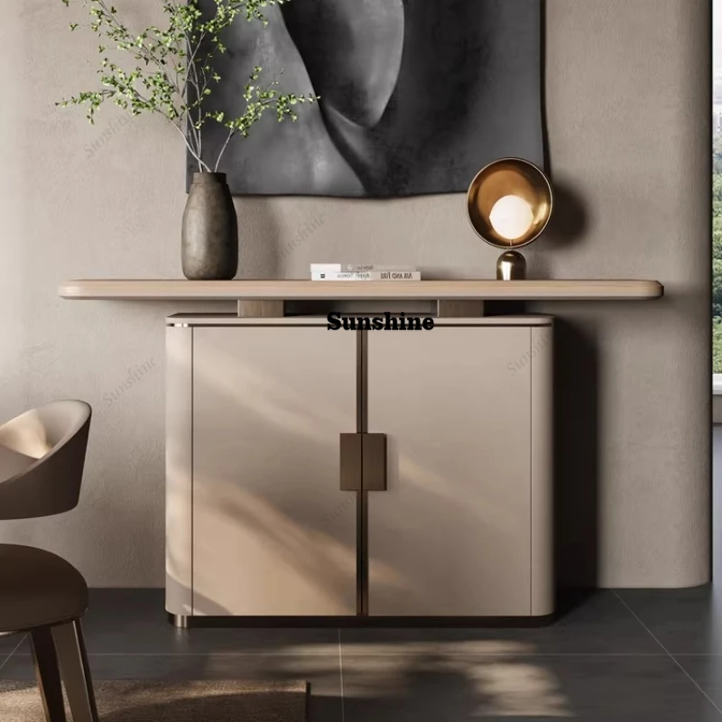 

Italian minimalist, light luxury, living room, modern lockers, side cabinets