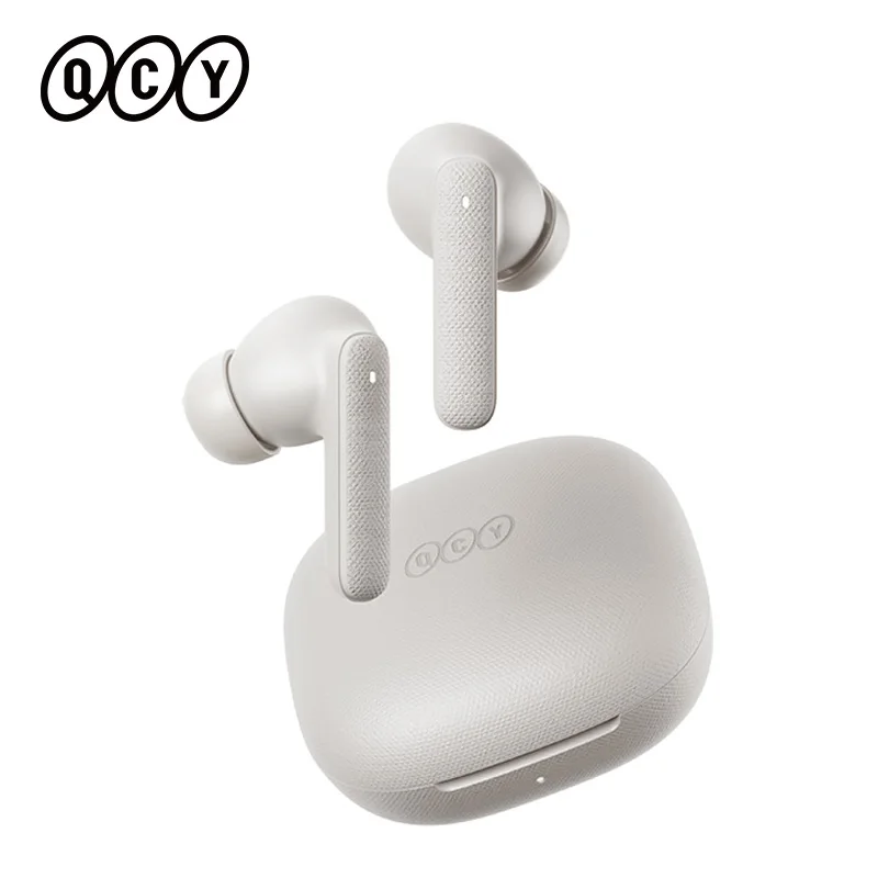 QCY Buds TWS Bluetooth 5.3 draadloze oordopjes met AI-ruisonderdrukking, 10 mm dynamische driver, 0,68 s lage latentie, 35 uur batterijduur, IPX4.