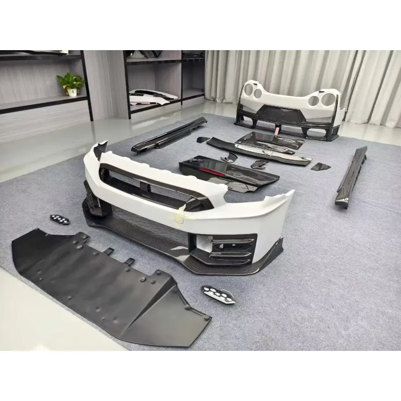 Runde Perfectly Adapts GTR35 Modification Upgrade 24 Nismo High-quality Semi Carbon Fiber Car Bumper Body Kit