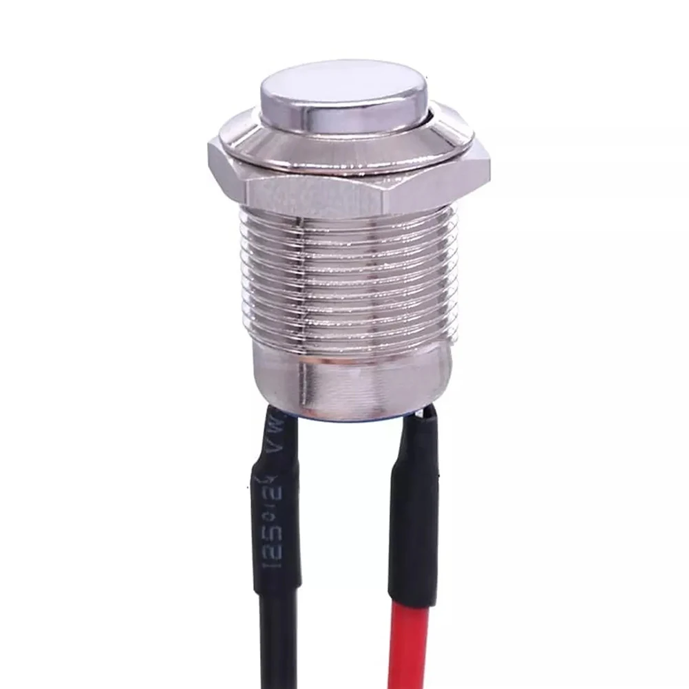 Set of Ten Reliable Waterproof Momentary Push Buttons in a Space Saving Design Great for Multiple Applications