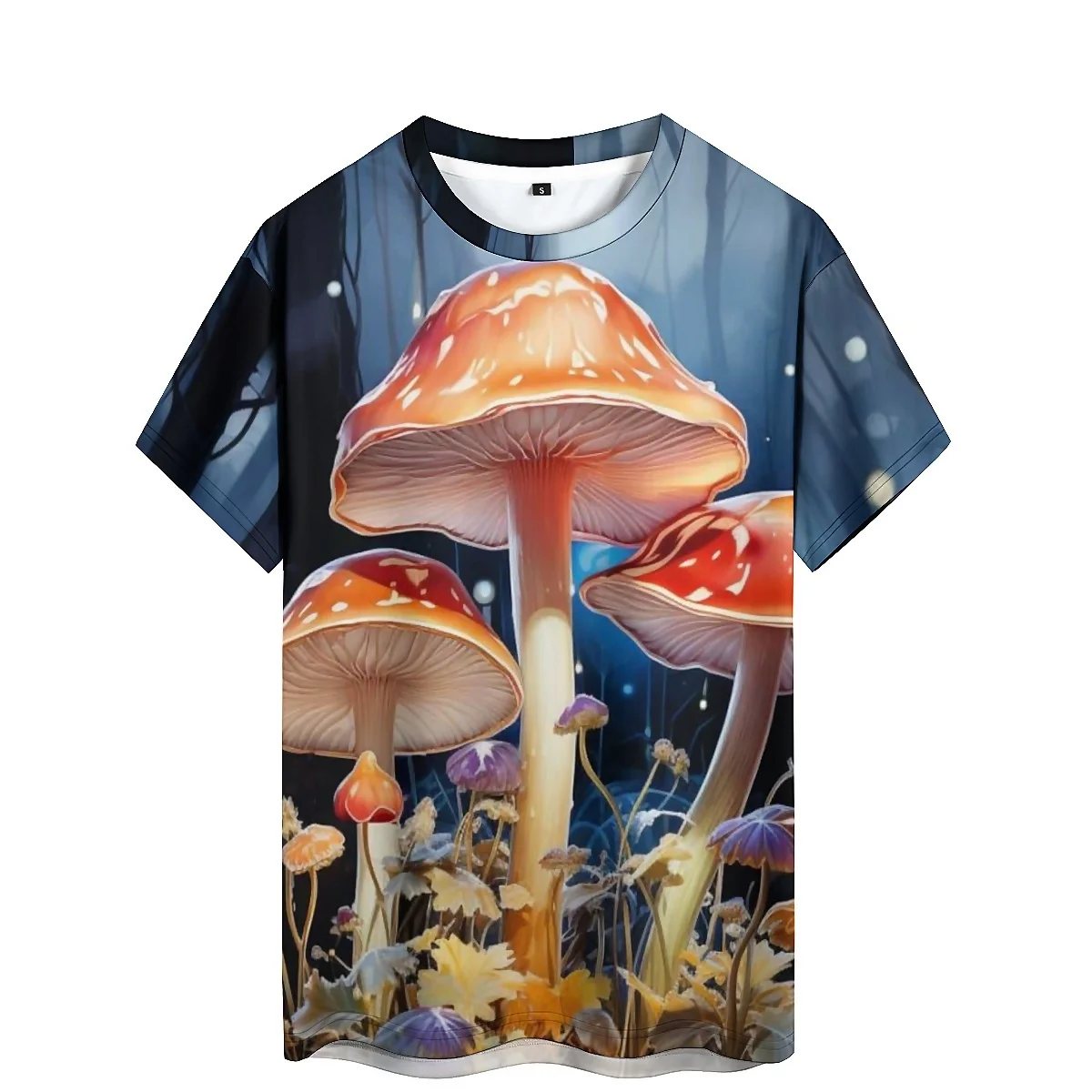 

2027 New Men's Tie-Dye Technique 3D Printed Short-Sleeve T-Shirt - Men's Full-Body Print, Smooth Fabric
