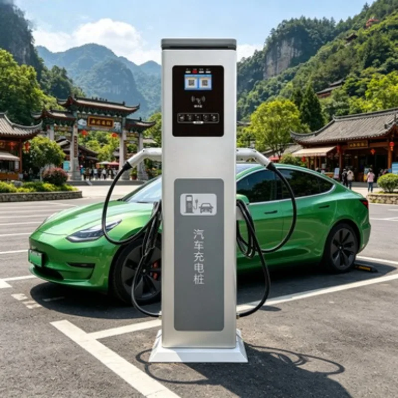 

120kW DC Fast Charger CCS2 EV Charging Pile Dual Gun for Electric Truck Stop Commercial Use CE