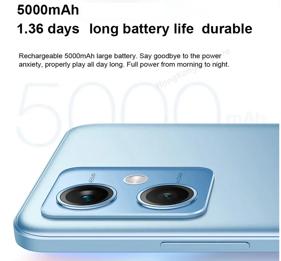 هاتف ذكي Global Rom Xiaomi Redmi Note 12 5G بسعة 128 جيجابايت/256 جيجابايت وشاشة 6.67 بوصة شاشة ذهبية 120 هرتز سنابدراجون 4 Gen1 وكاميرا مزدوجة بدقة 48 ميجابكسل 33 وات مستعملة