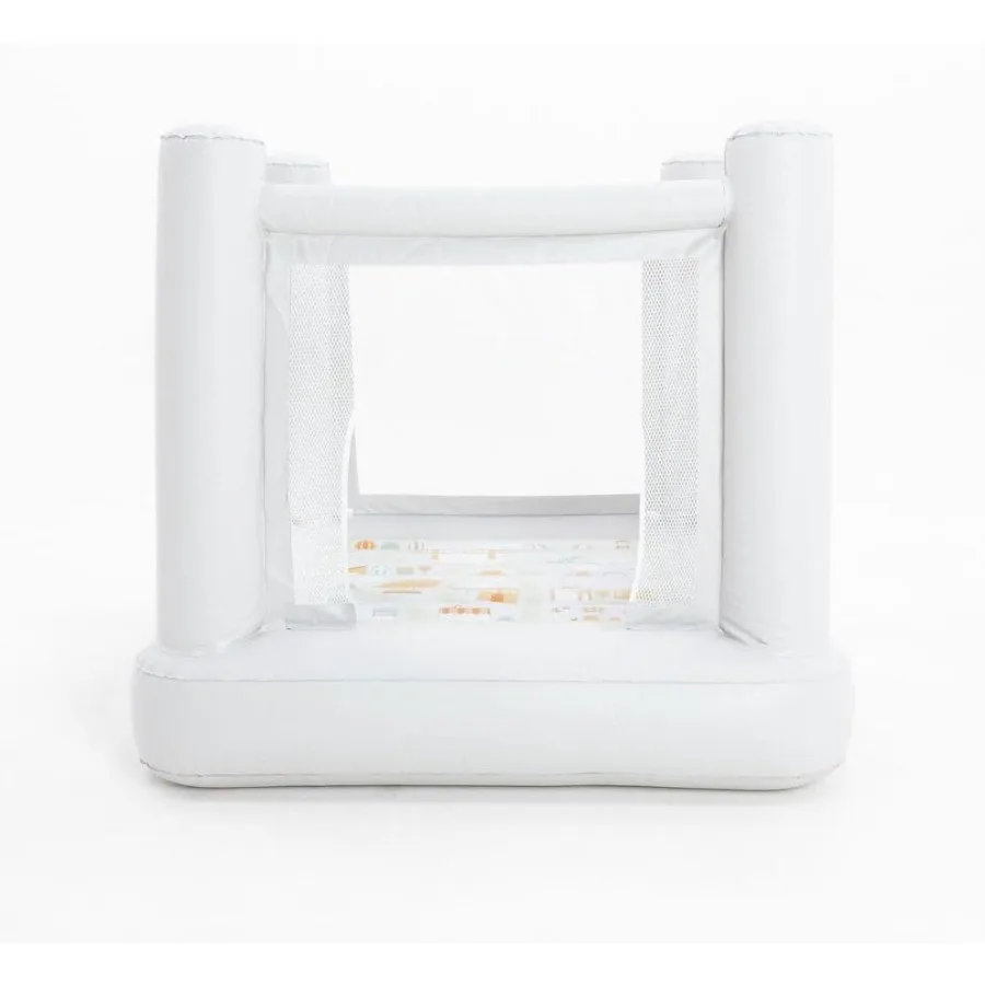 

Mini City Inflatable Bounce House Jumping House for Indoor Play Bouncy Castle for Toddlers 3-6 Easy Set Up Storage