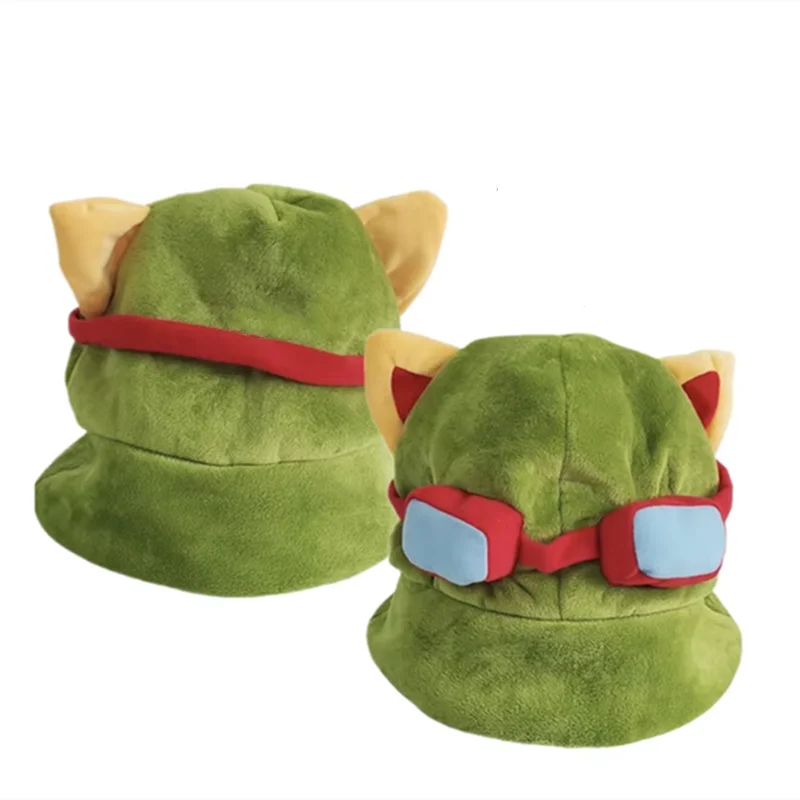

Хэллоуин игра прекрасный Swift Scout Timor Teemo's Hat LOL косплей Высокое качество плюшевая теплая шапка вечерние Teemo Cap подарок
