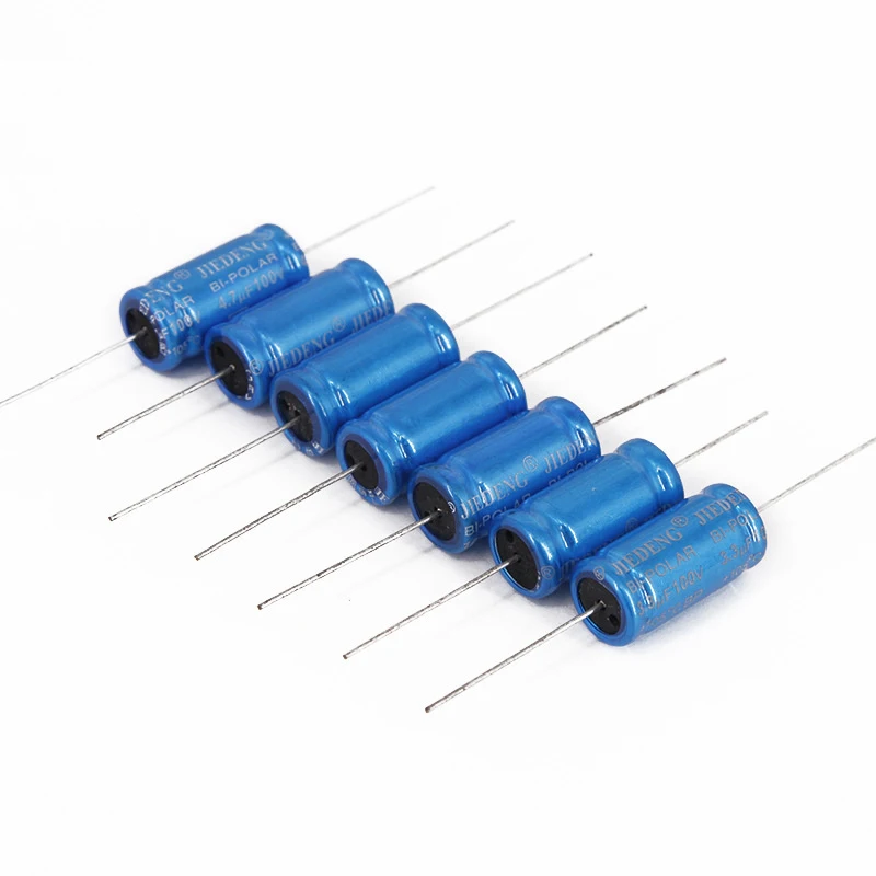 Capacitor audio do MKP com divisor de frequência, capacitor da Não-polaridade, 100V, 10uF, 3,3 uF, 2,2 uF, 22uF, 1,5 uF, 4,7 uF, 1,5 uF, 15uF, PCes 10