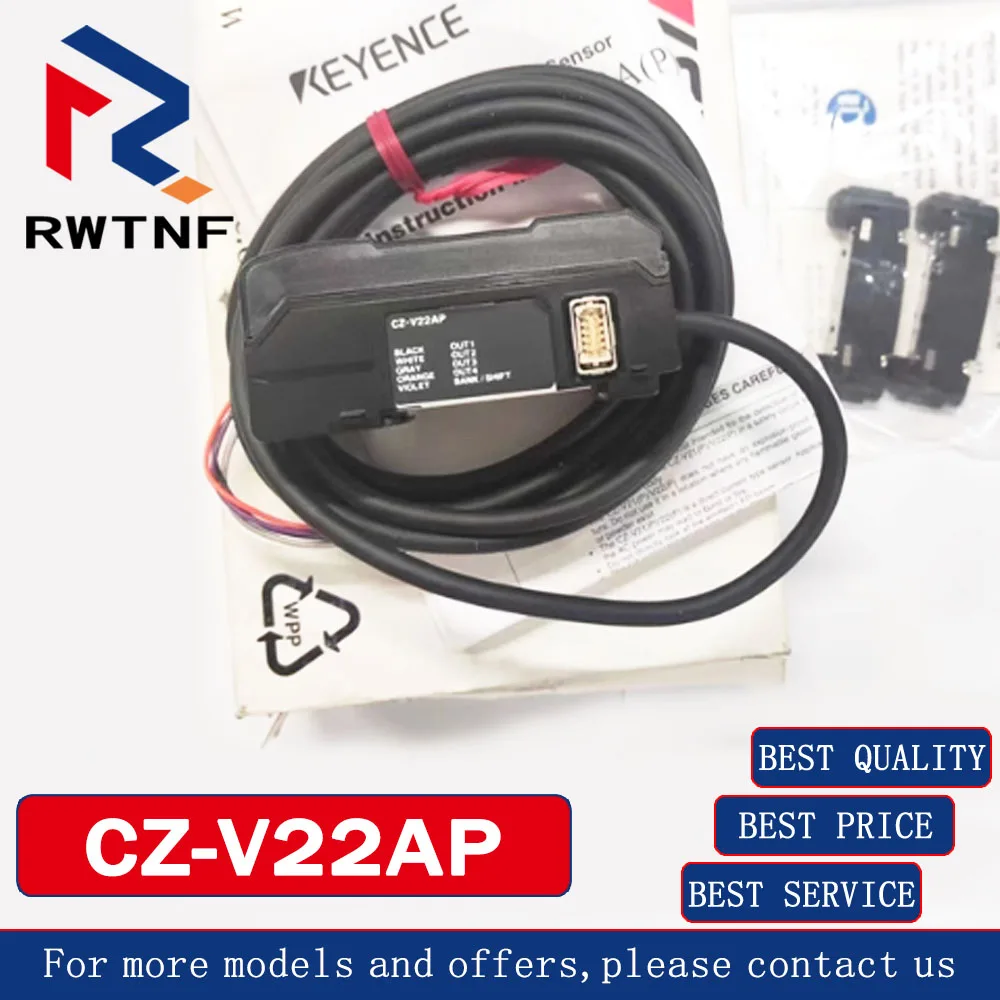 Nuovissimo sensore digitale in fibra ottica originale CZ-V22AP KEYENCE spot shot;, stock di magazzino originale al 100%.