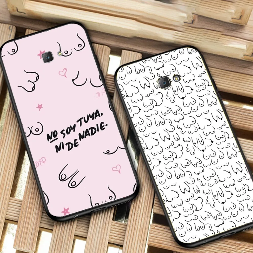 

Boobs Art Print Phone Case For Samsung J 7 plus 7core J7 neo J6 plus prime J6 J4 J5 Mobile Cover