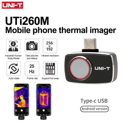 Тепловизор UNI-T для смартфона UTI260M UTI256M 256x192 пикселей, Термографическая камера, тестер сбоя цепи печатной платы