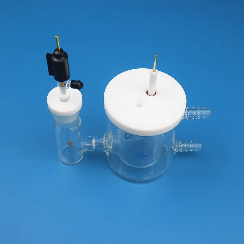 H Type Water Bath Electrolysis Cell CH200 4 Glass Sand Core H Type Water Bath Electrolysis Cell Water Bath Chemical Cell