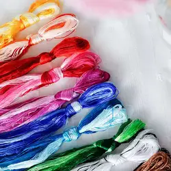 High Quality 30/50/100/500 skeins silk embroidery Suzhou embroidery thread Silk Floss Handmade Embroidery cross stitch Threads
