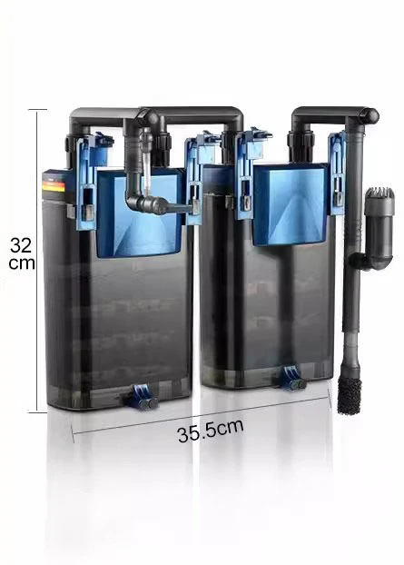 Big fish tank filter wall hanging EX650 series bucket water purification circulation system three-in-one