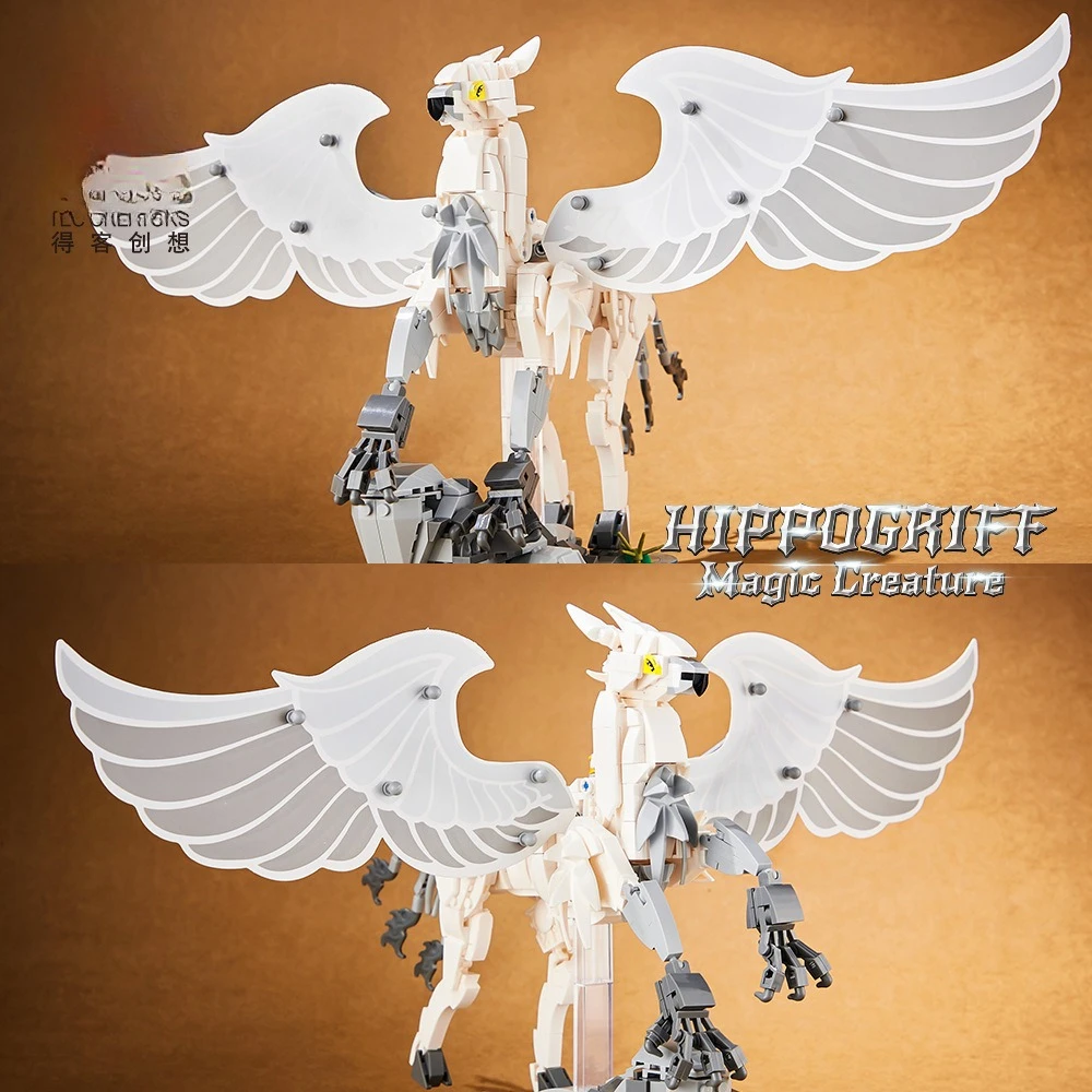 

7036, волшебный мир, орел, лошадь, детские развивающие строительные блоки, игрушки, подарок на день рождения