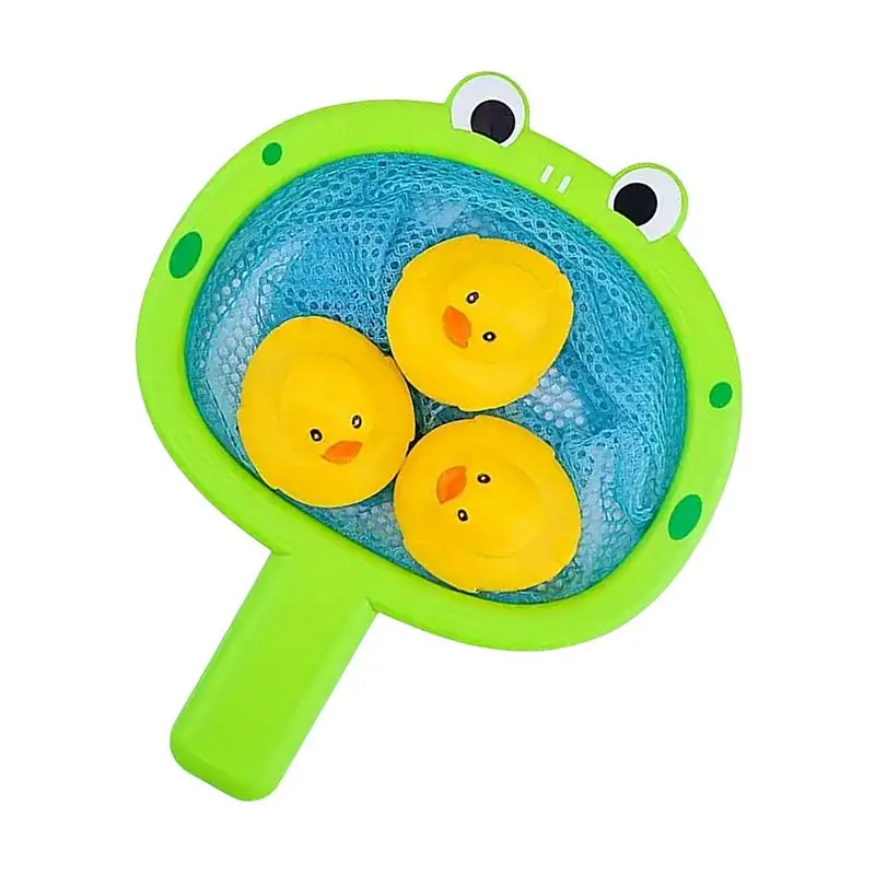 

Fishing Bath Toy Cartoon Crab Duck Fishing Bath Toy With Fishing Net Bathtub Toy Interactive Kids Water Toys Fishing Game For