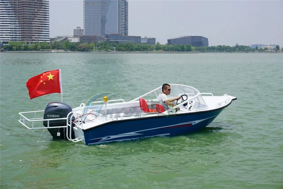 Magnesium Aluminum Alloy Yacht Fishing Speedboat Open Boat 4.6 7.5 Luxury High Speed Luxury Speedboat