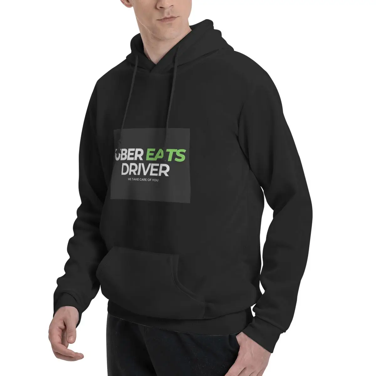 Uber Eats Driver Logo توصيل الطعام سائق هوديس الرجال النساء بلوزة كاجوال البلوز ملابس طويلة الأكمام الخريف الشتاء