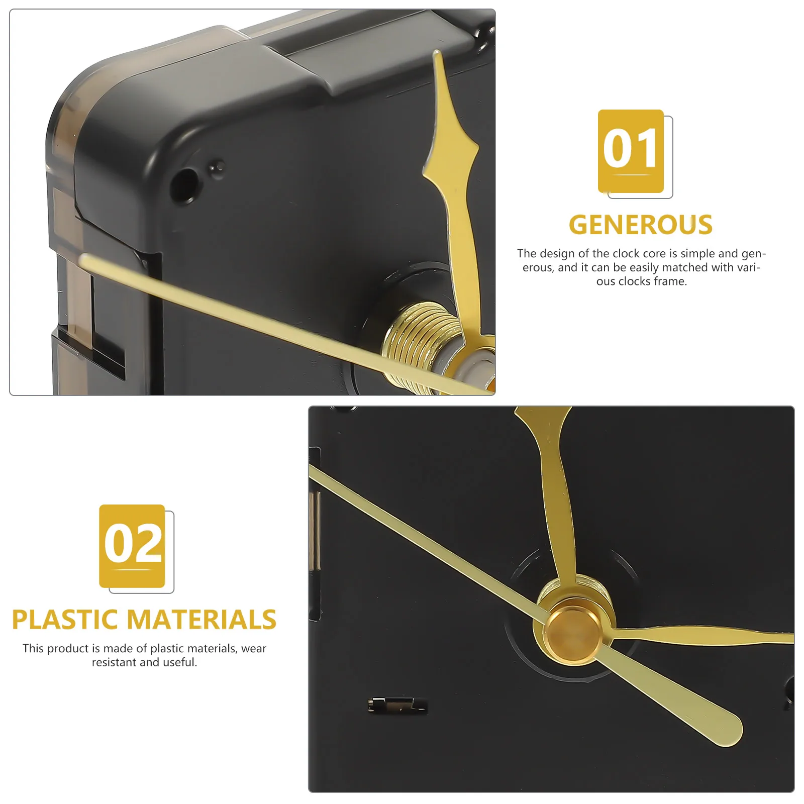 

Versatile Clock Core Repair Parts Wall Clock Movement Mechanism Easy To Install And