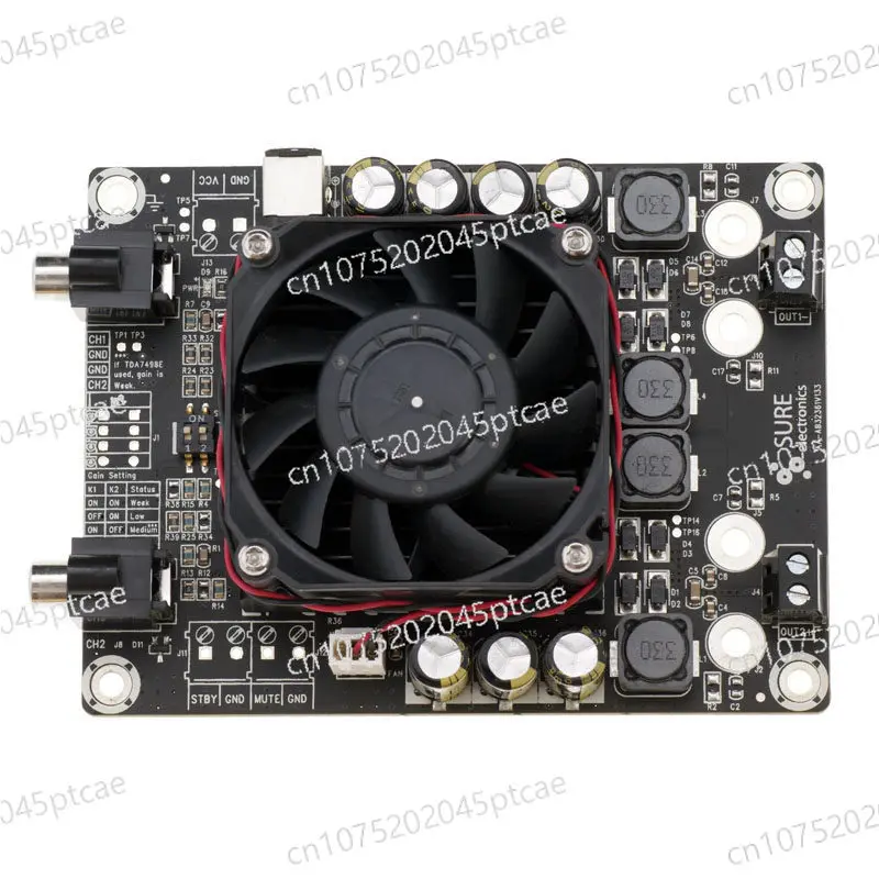 2x100W TDA7498 Dual Channel Power Amplifier Board Pure Rear Stage Digital Audio Finished Board HIFI High Power