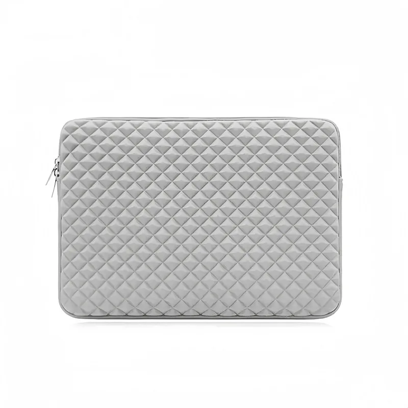 Diamond Embossed Plus Velvet Lined Bags Laptop Bags Business Autumn Prevent Travel 11 12 13 14 15 15.6 16 inches