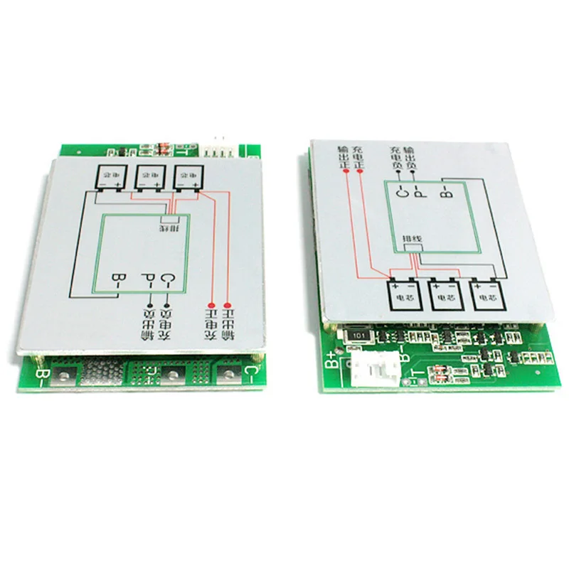 3S 100A Li-ion Lithium Battery Pack BMS Protection Board 18650 Balance Charging