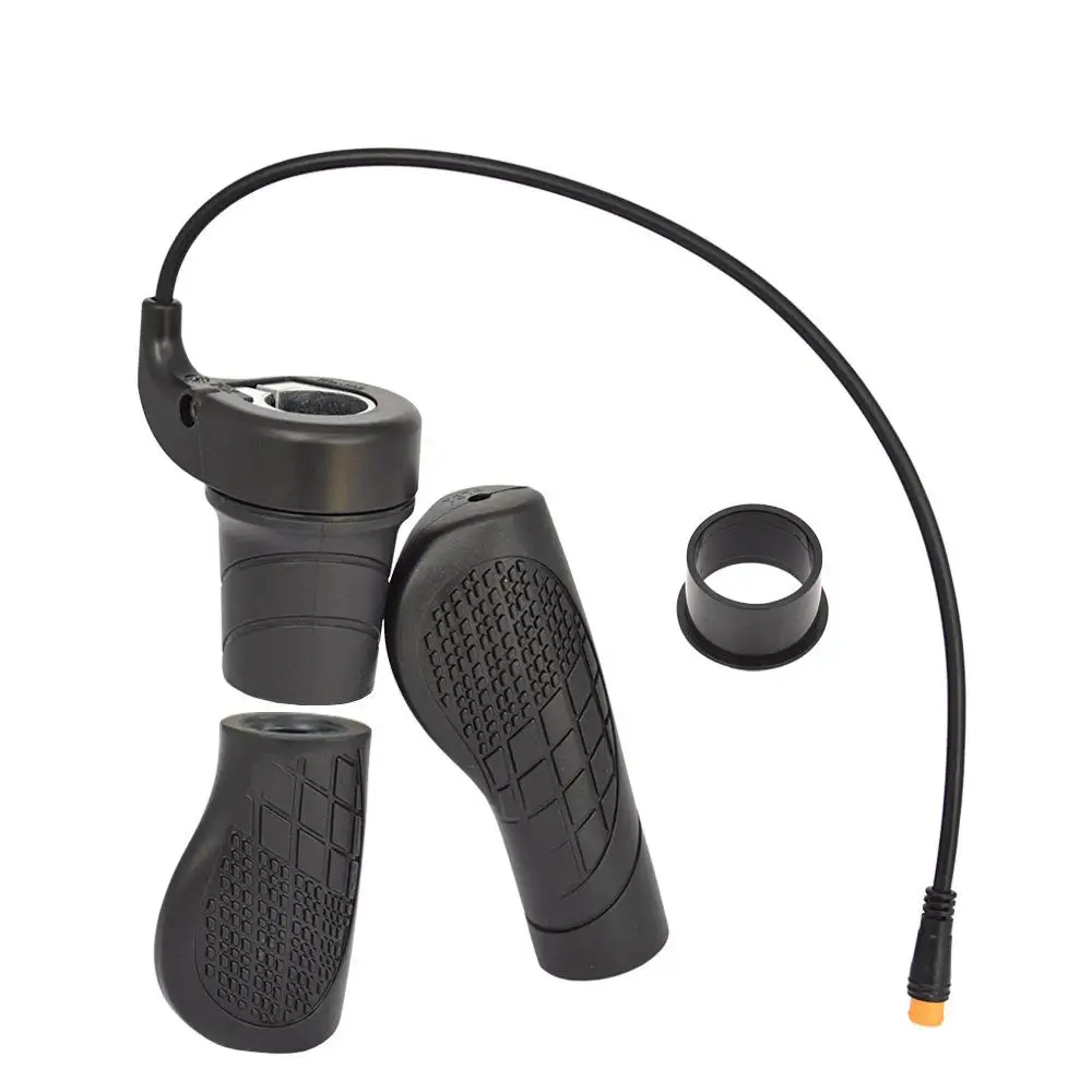 1 Pair Electric Bicycle Throttle Handlebar 3Pin 5V Plastic Split Half Turn Throttle Governor For Scooters Handle Accessories