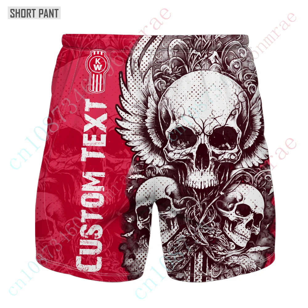 Kenworth Shorts For Men's Clothing Casual Shorts Summer Luxury Male Shorts Big Size Running Pants Hip Hop Men's Women Shorts