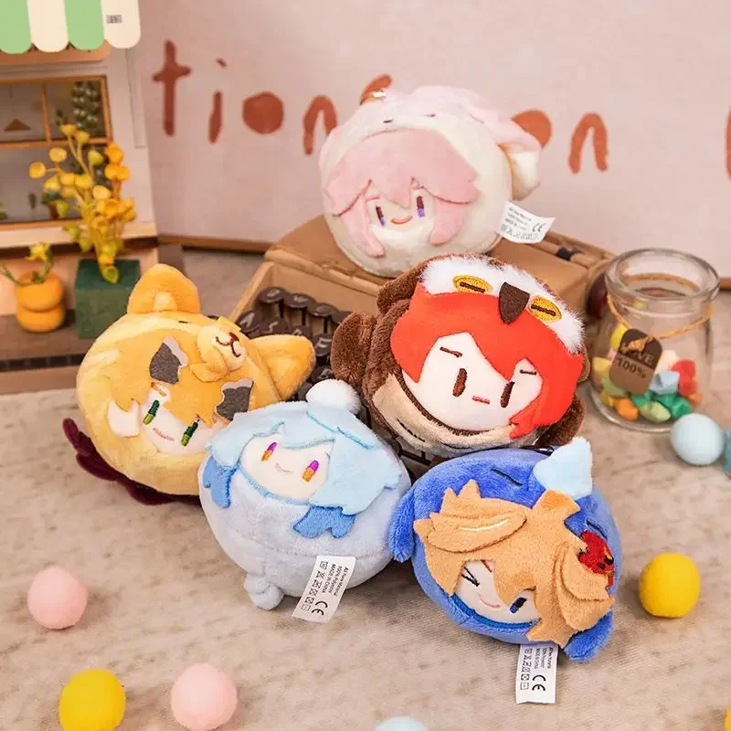 Genshin Impact Plush Kawaii Tiwat Zoo Yae Miko Tartaglia Thoma Ganyu Diluc Plush Pillow Soft Stuffed Cotton Doll Gift Kid Toy