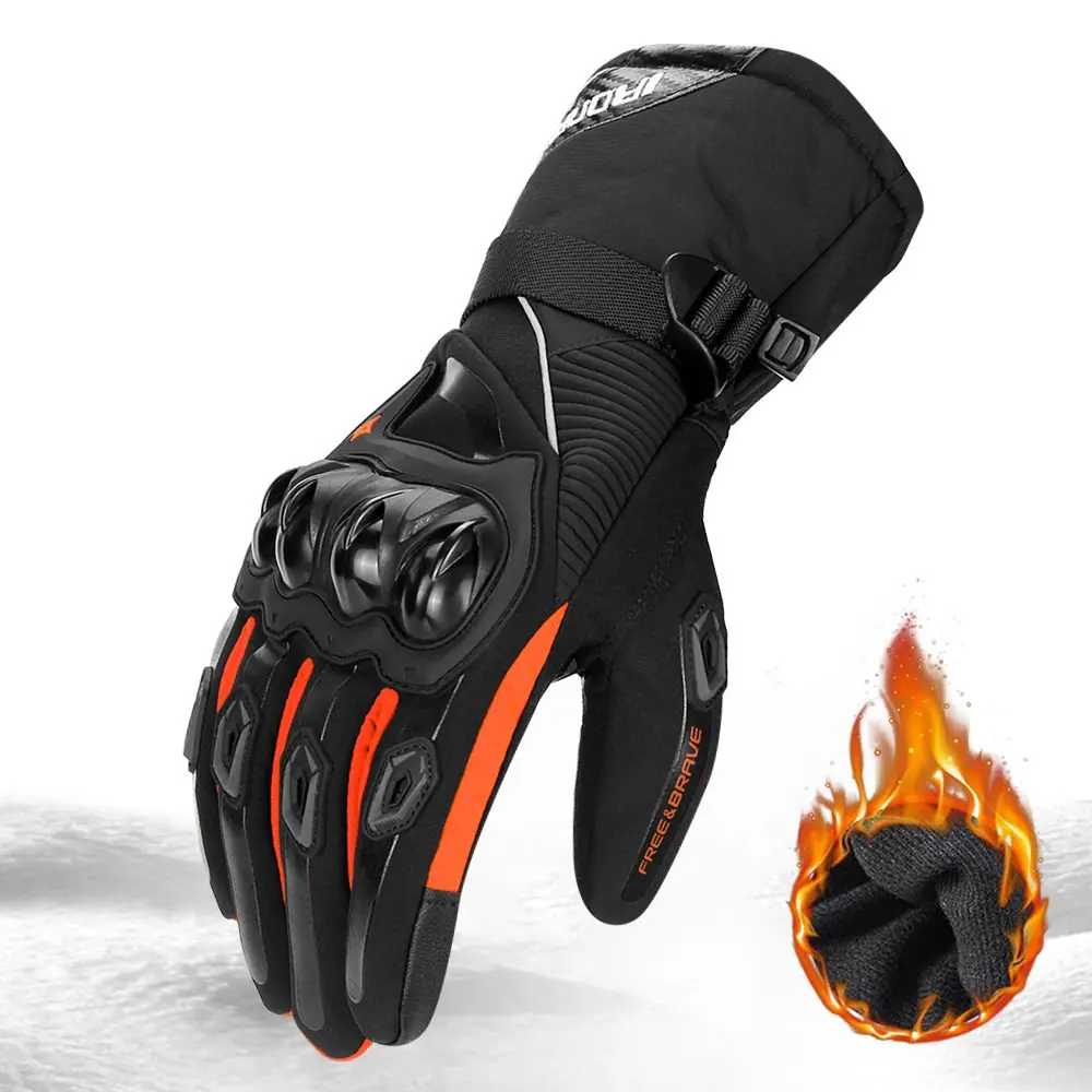 

Touch Screen Motorcycle Gloves Winter Warm Motorbike Riding Gloves Outdoor Windproof Motocross Full Finger Racing Gloves M-2XL