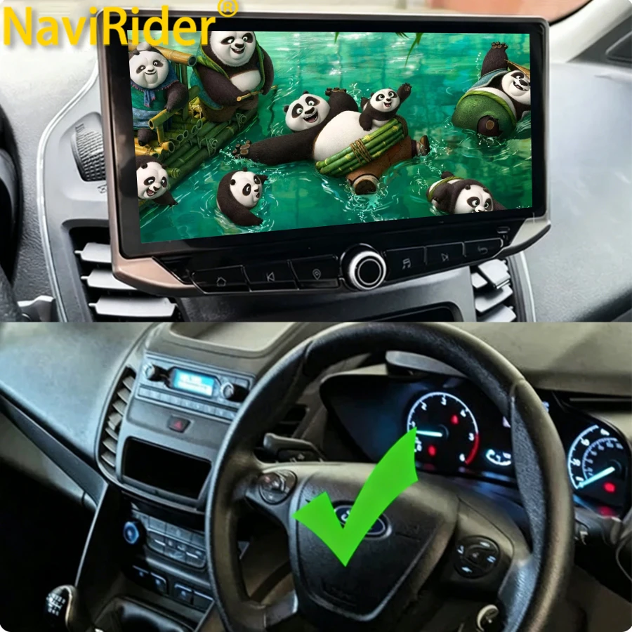 

Yes 10.88" CarPlay Android QLED LCD Screen For Ford Transit Connect Ford Tourneo 2018-2020 Car Radio Multimedia WIFI GPS Audio