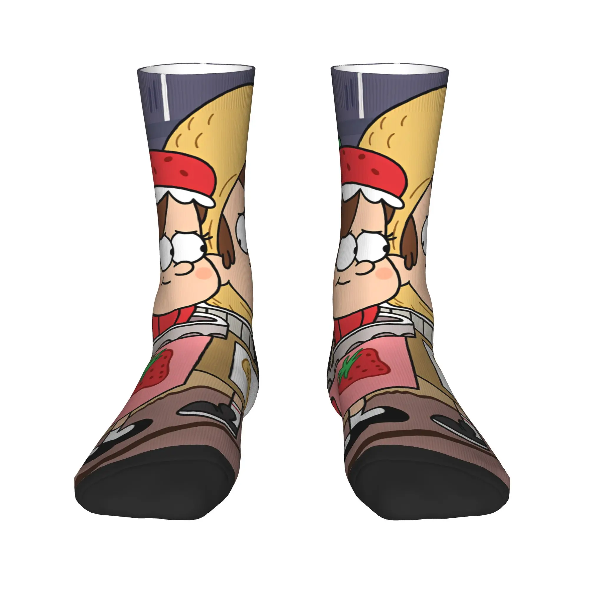 Mabel Socks G-Gravity Falls Harajuku Stockings Men Quality Outdoor Socks Winter Design Anti Skid Socks