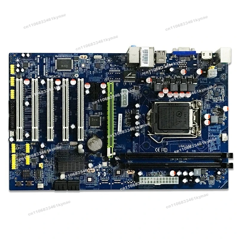 Adequado para nova placa principal do computador H61 DVR 6314A I7 placa principal 5 PCI 1155