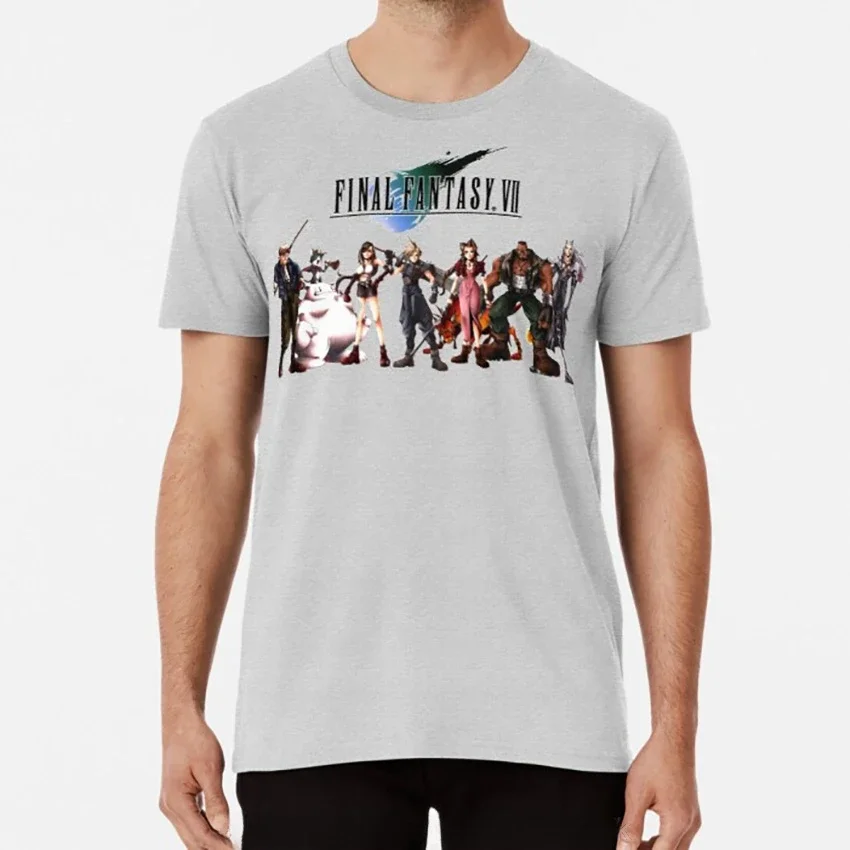 Funny Final Fantasy Vii Characters T Shirt Final Fantasy  Psx Fina L Vii 7 Final Fantasy Jrpg t-shirts for mens designer clothes